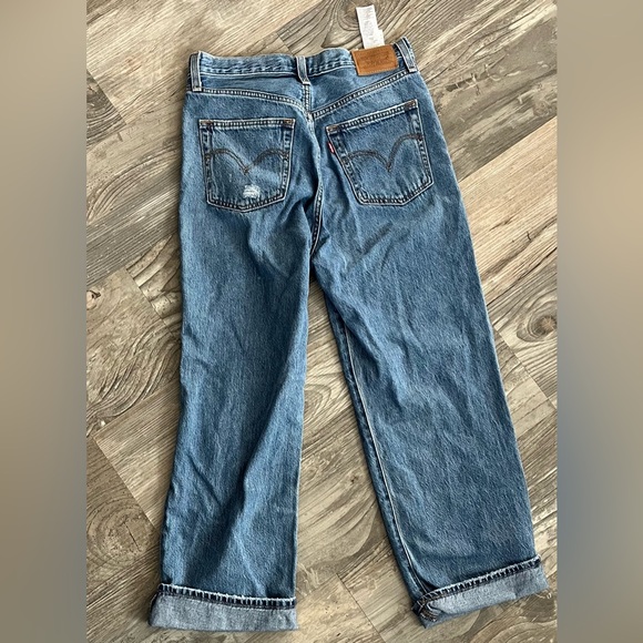Levis jeans ribcage straight ankle Sz 28 L27 - Picture 5 of 7